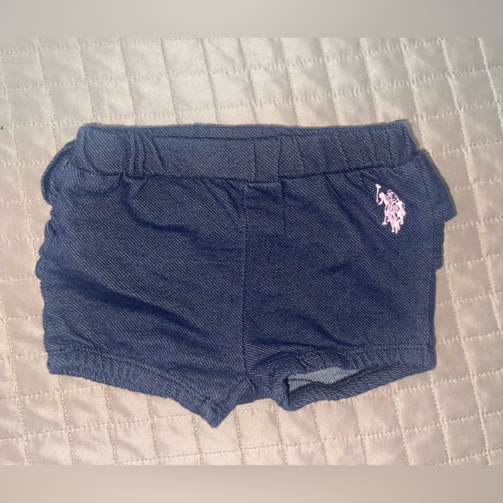 U.S. Polo Assn. Denim Look Baby Pants